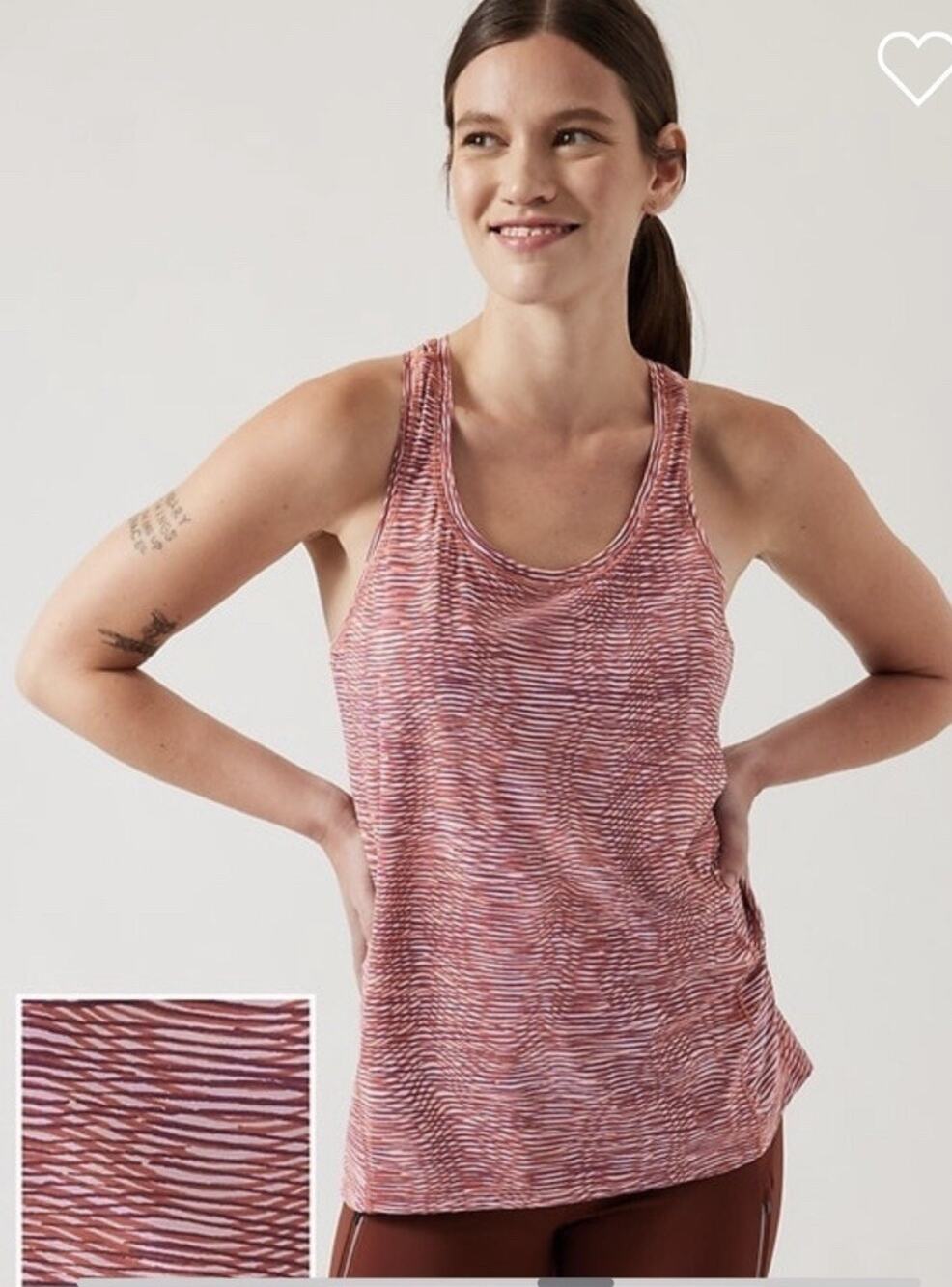 Athleta Ultimate Scoop Tank Top Size Large